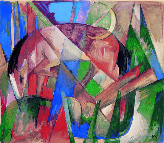 Bild Fabeltier Ii Pferd Gerahmt Von Franz Marc Kaufen Ars