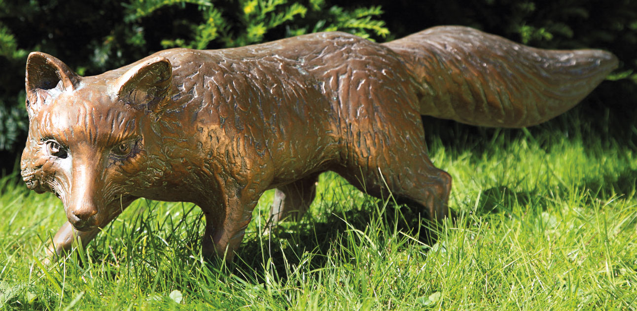 Gartenskulptur "Fuchs", Bronze Kaufen | Ars Mundi