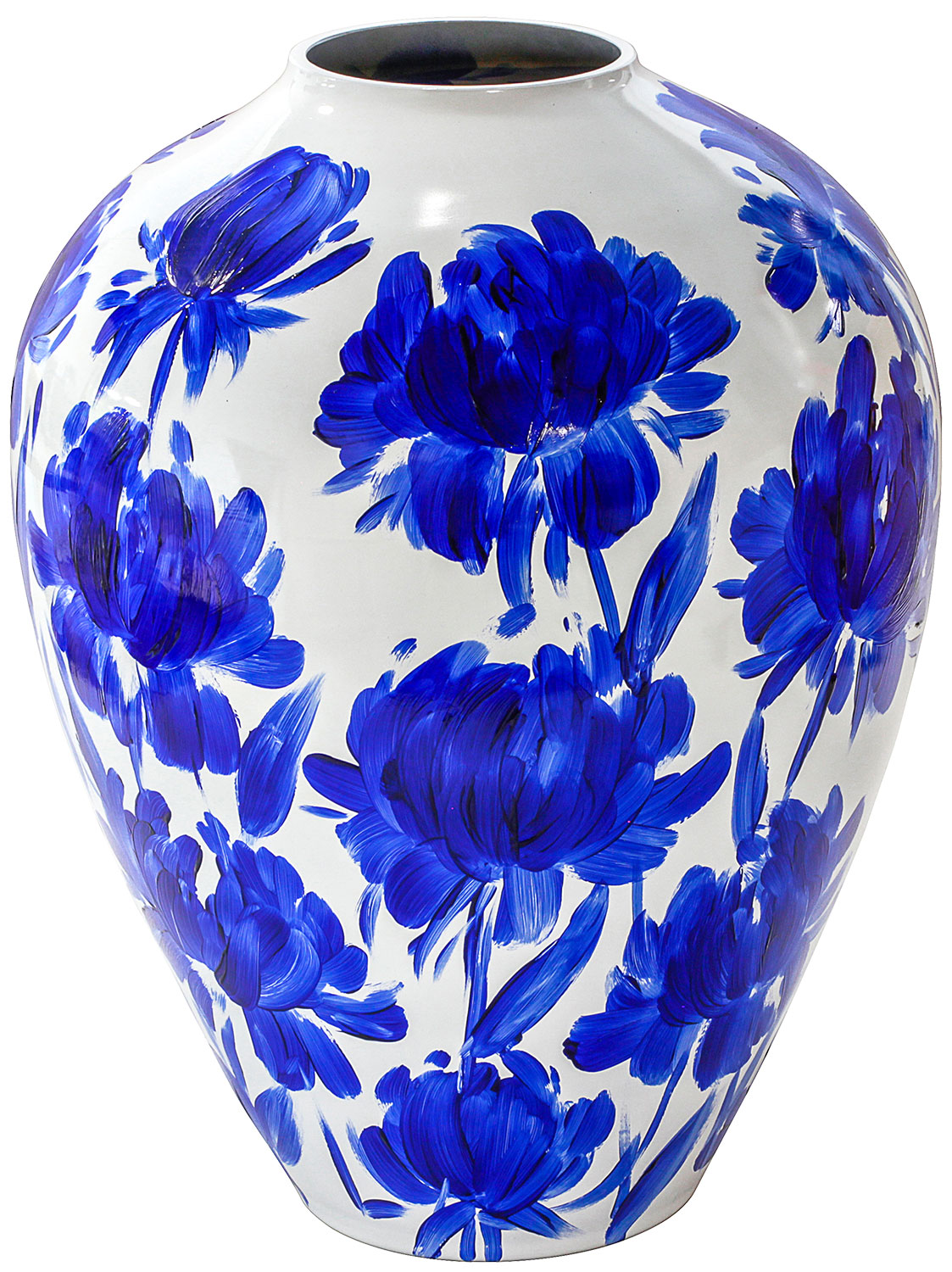 Buy Glass vase "Blue Dahlia" by Milou van Schaik ars mundi