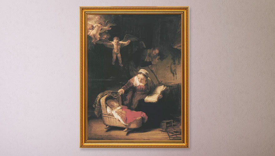 Rembrandt: Bild "Die heilige Familie"