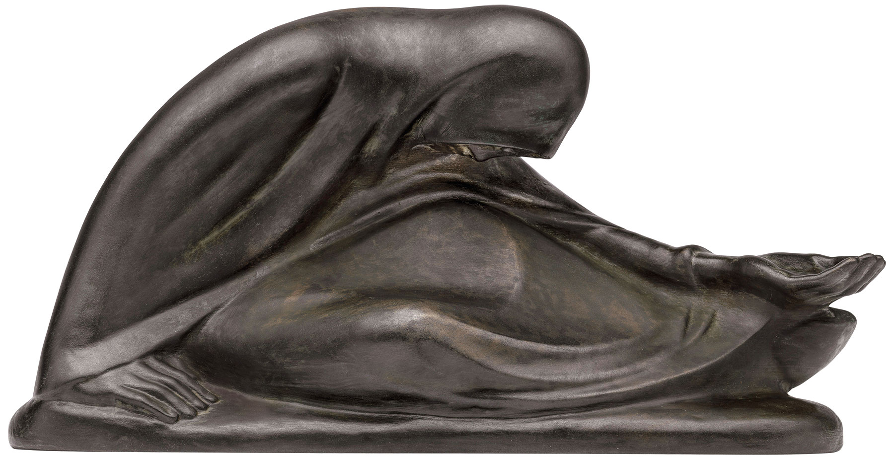 Skulptur Russische Bettlerin II (1932), Reduktion in Bronze von Ernst  Barlach kaufen