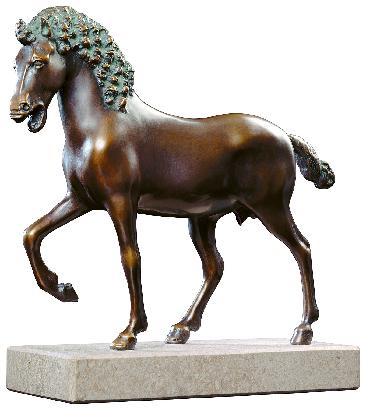 Leonardo da Vinci: Skulptur 'Cavallo' (um 1492), Bronze