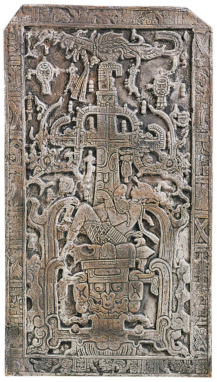 Replikat 'Platte von Palenque' (Reduktion), Kunstguss