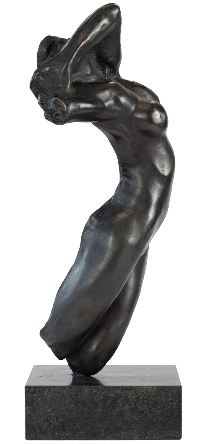 Auguste Rodin: Skulptur 'Torso der Adele' (Originalgröße), Version in Bronze