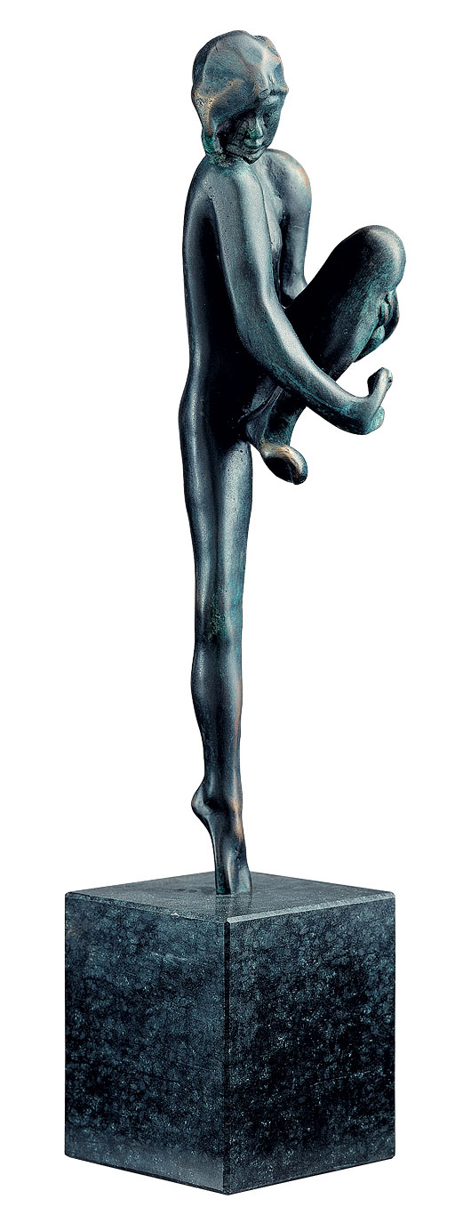 Auguste Rodin: Skulptur 'Tanzübung' (Esquisse de danse), Version in Bronze