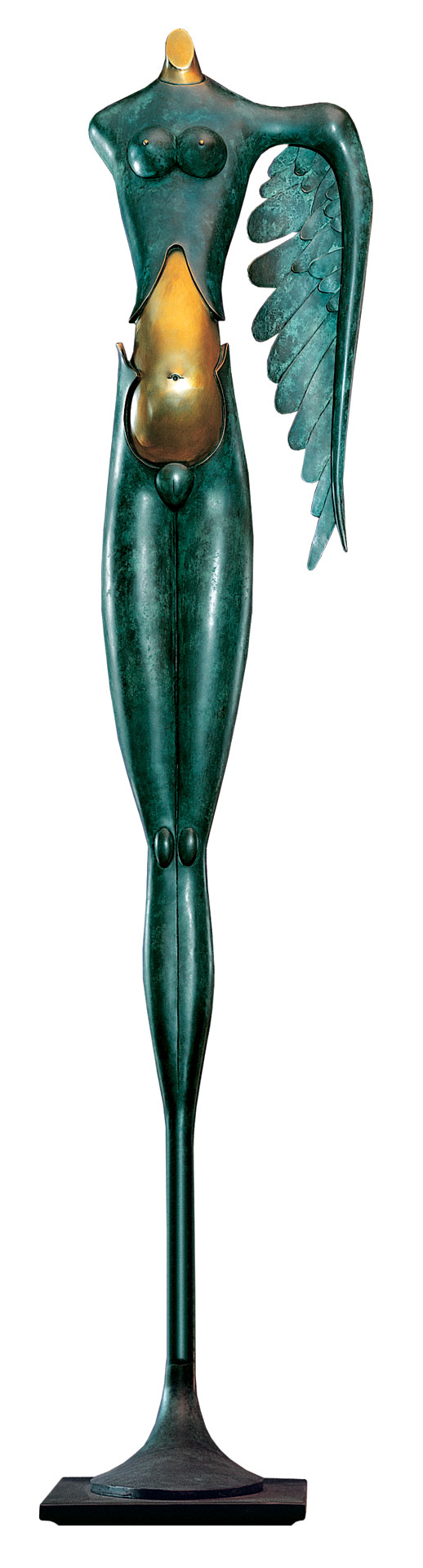 Paul Wunderlich: Skulptur 'Große Nike', Bronze