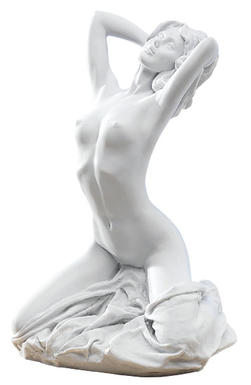 Vittorio Luigi Tessaro: Skulptur 'Nudo nuovo' (1992), Version in Kunstguss