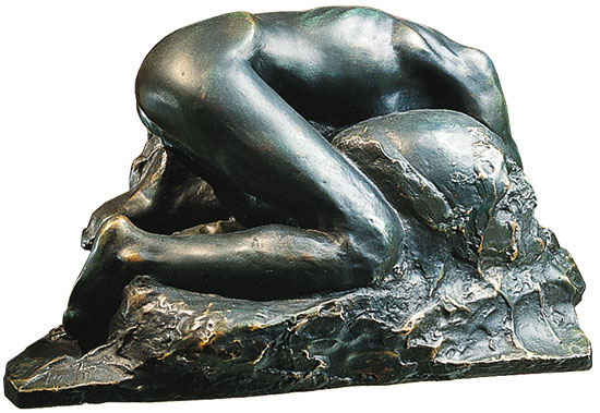 Auguste Rodin: Skulptur 'La Danaide' (1889/90), Version in Bronze