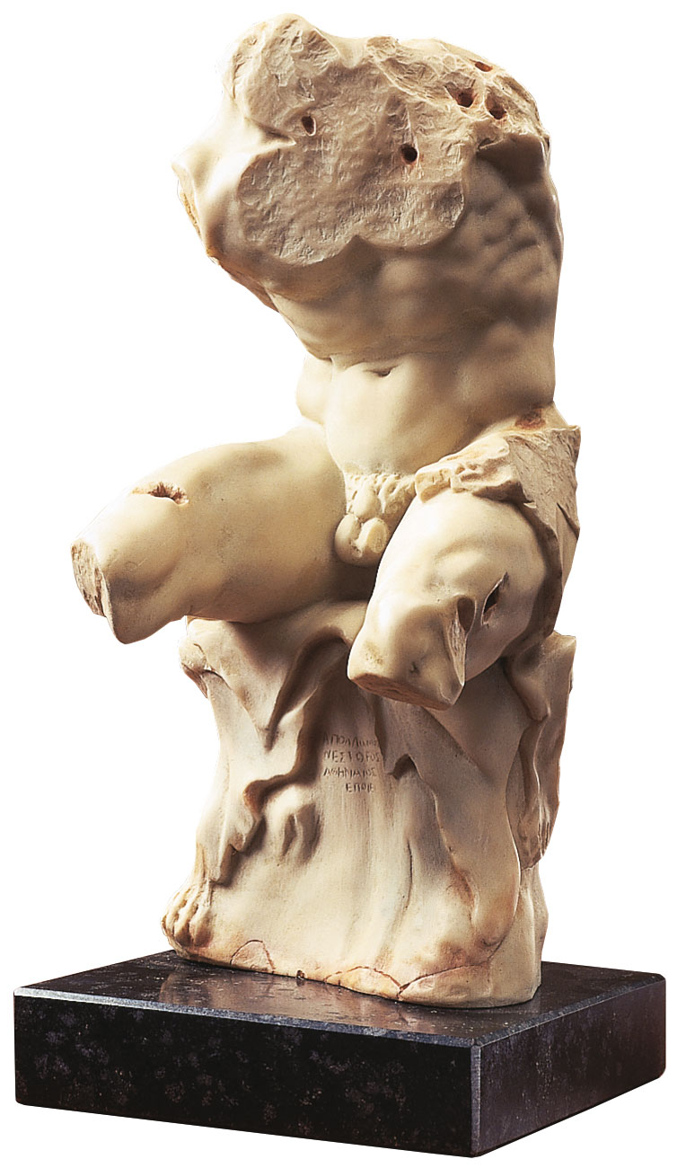 Apollonius: Skulptur 'Torso von Belvedere' (Reduktion), Kunstguss