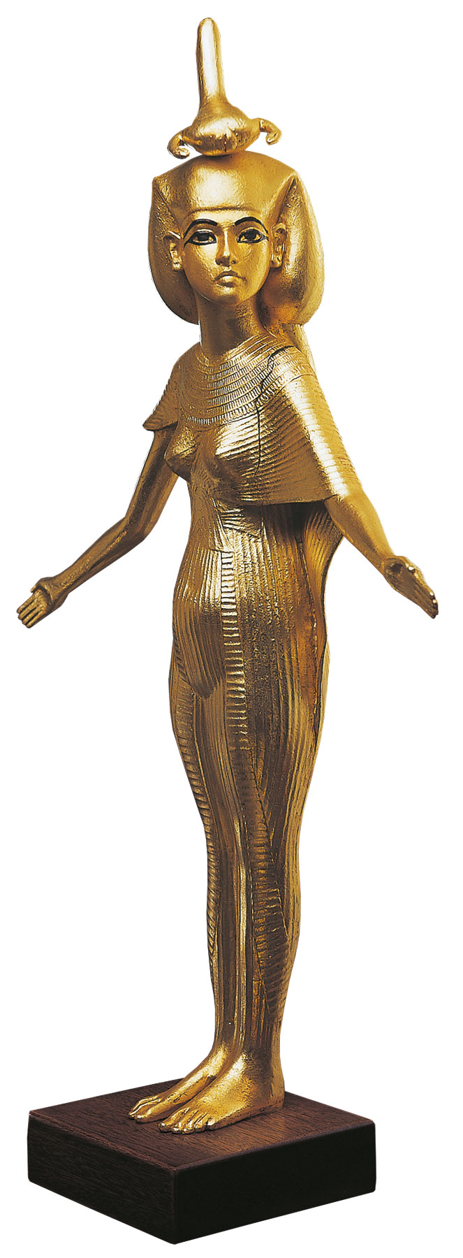 Skulptur 'Schutzgöttin Selket' (Reduktion), vergoldet