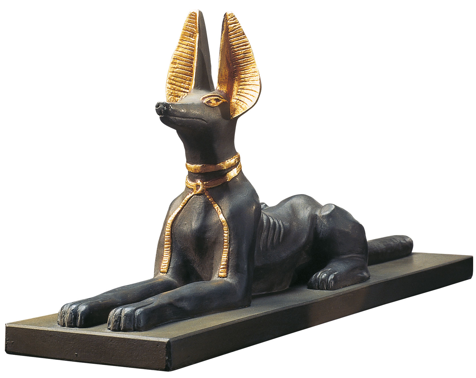 Skulptur 'Der Auferstehungsgott Anubis', Kunstguss