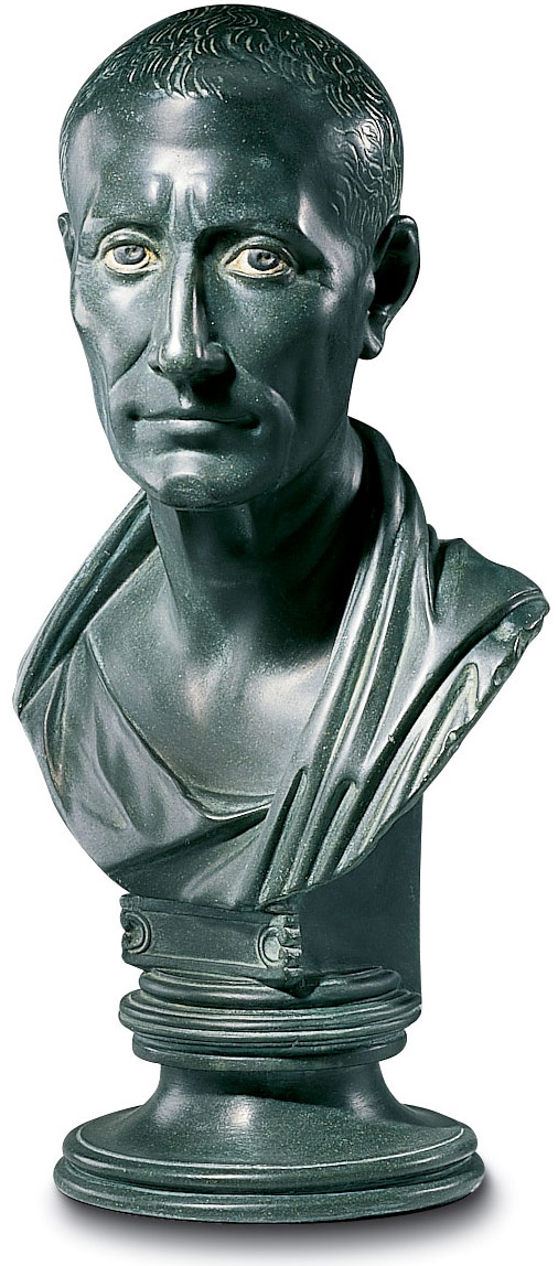 Büste 'Gaius Julius Cäsar', Kunstguss