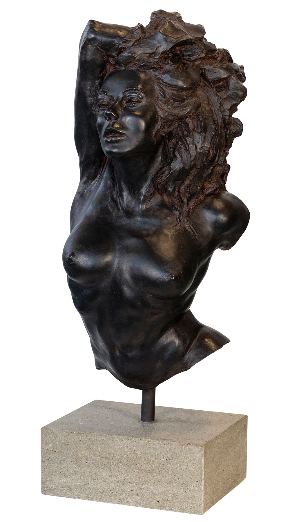 Costanzo Mongini: Skulptur 'La Greca', Version in Kunstbronze