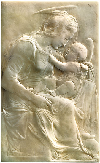 D. da Settignano: Toskanische Madonna mit Kind