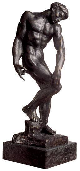 Auguste Rodin: Skulptur 'Adam oder der große Schatten' (1880), Version in Bronze
