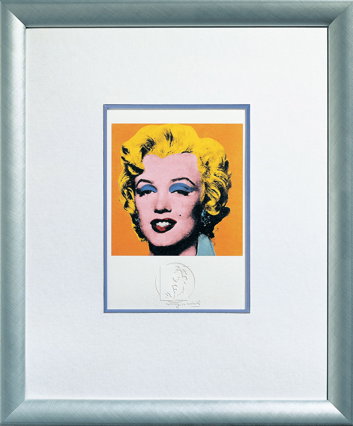 Andy Warhol: Bild 'Shot Orange Marilyn' (1967), gerahmt