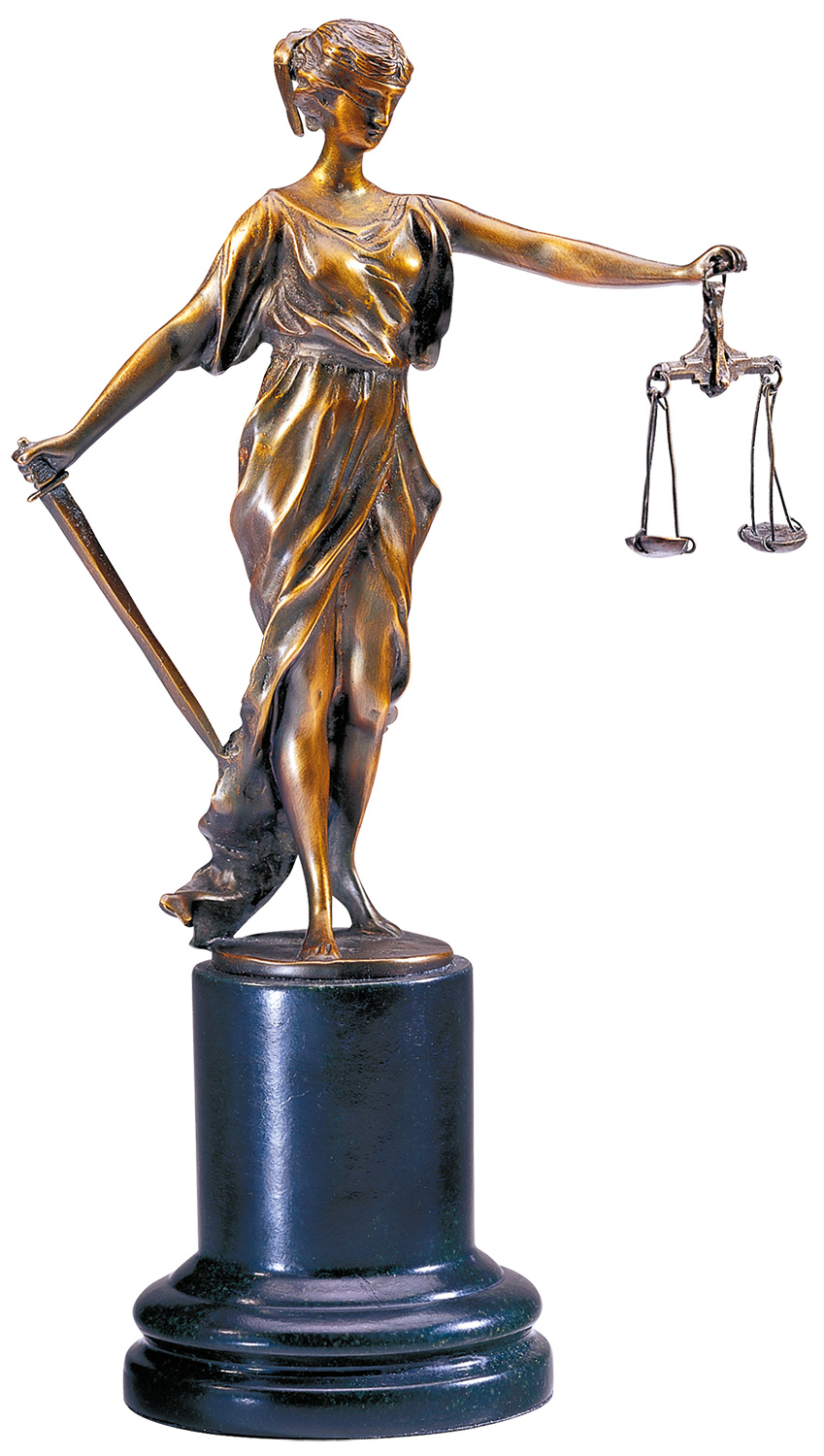 Skulptur 'Kleine Justitia'