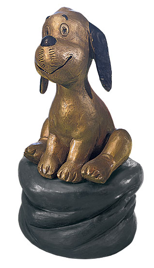 Loriot: Skulptur 'Wum', Version in Bronze