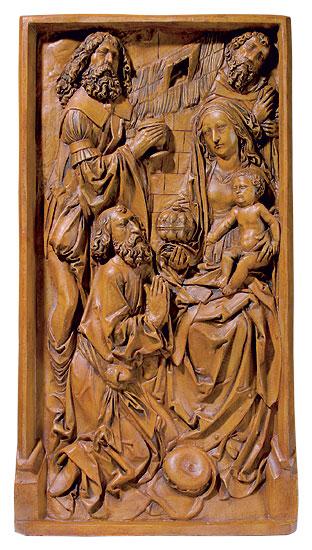 Tilman Riemenschneider: Relief 'Anbetung der Könige', Kunstguss