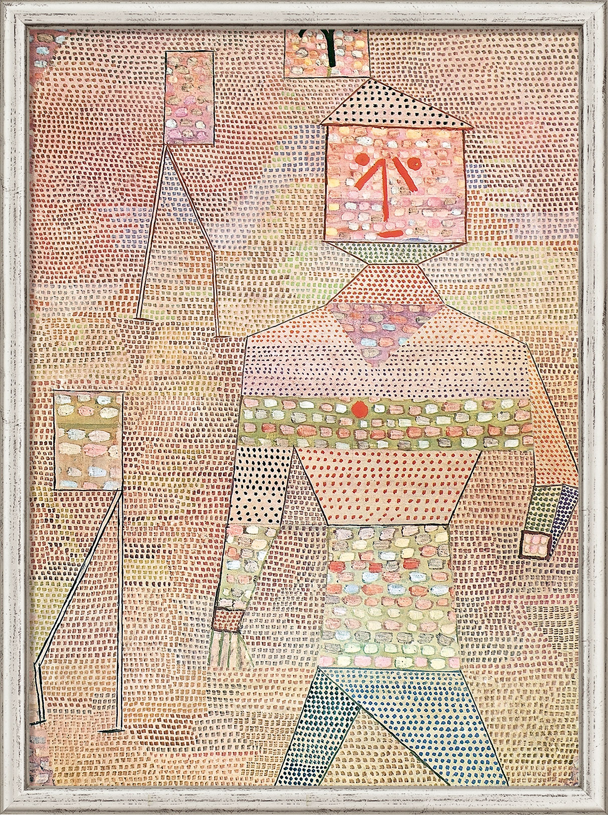 Paul Klee: Bild 'Général en Chef des Barbares' (1932), gerahmt