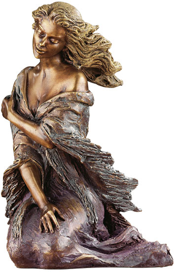 Manel Vidal: Skulptur 'Breeze', Bronze