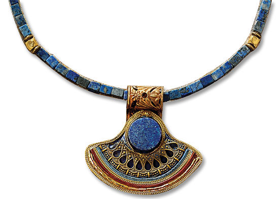 Petra Waszak: Lapislazuli-Königscollier, Schmuck