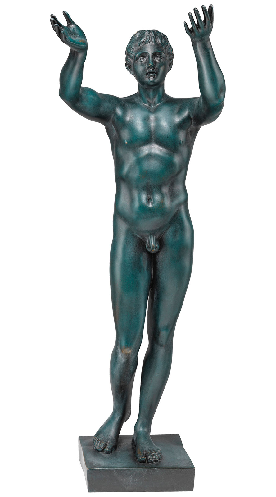 Leochares: Statue 'Betender Ephebe' (Reduktion), Version in Kunstguss