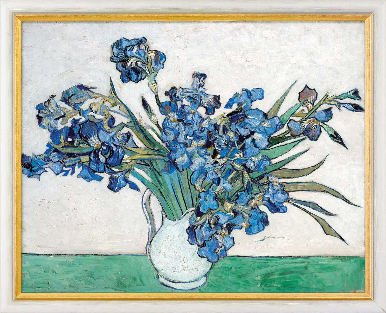 Vincent van Gogh: Bild 'Schwertlilien' (1890), gerahmt