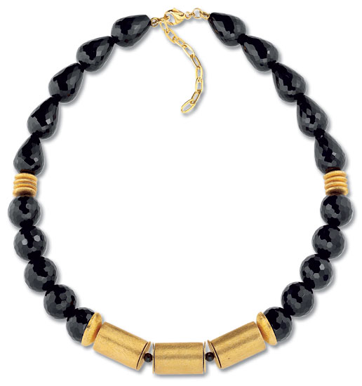 Petra Waszak: Collier 'Onyx Judith', Schmuck