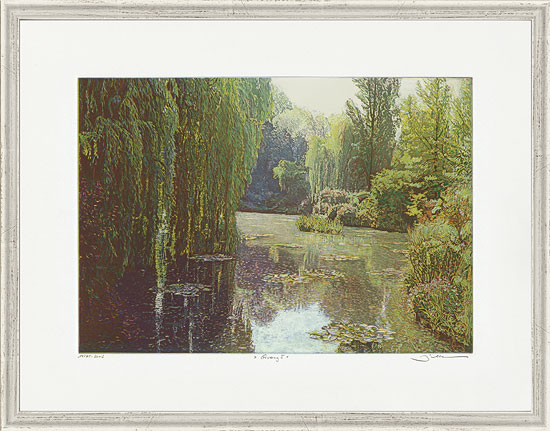 Günther Hermann: Bild 'Giverny I', gerahmt