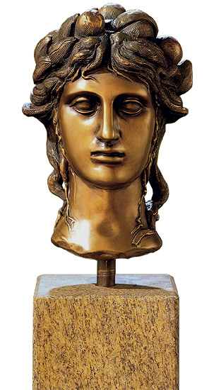 Carlo Maria Mariani: Büste 'La Testa', Bronze, Skulptur