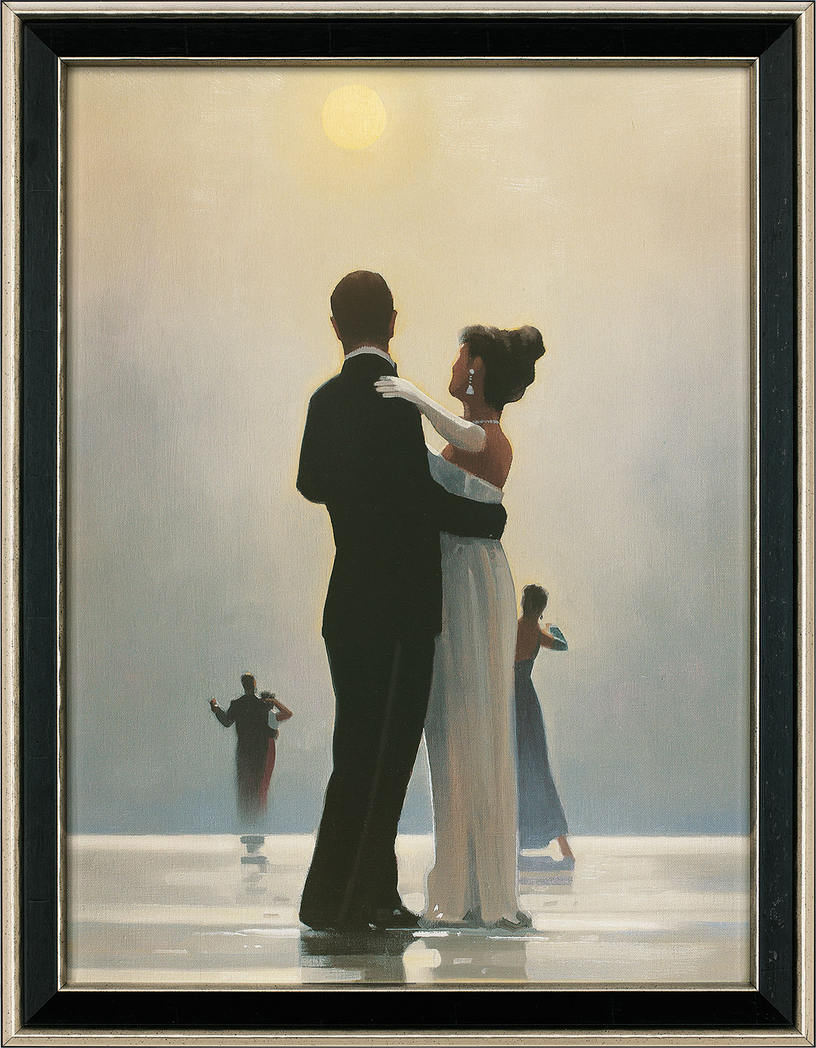 Jack Vettriano: Bild 'Dance me to the end of love', gerahmt