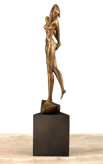 Jürgen Götze: Skulptur 'Amazone', Bronze