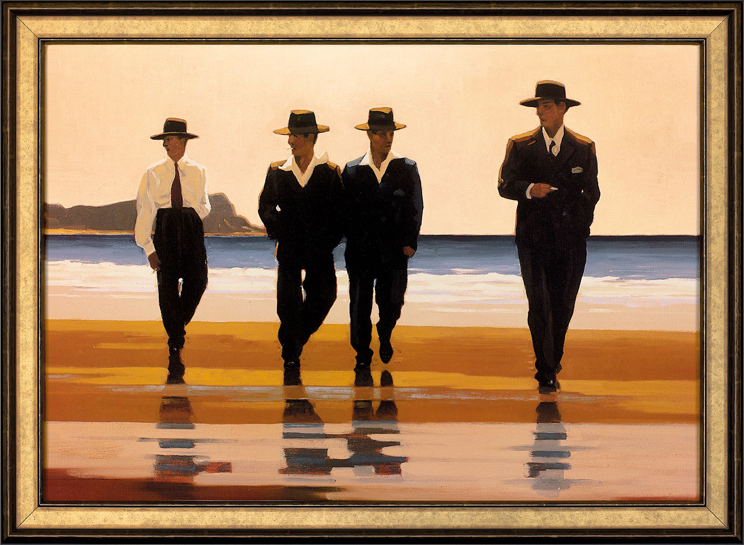 Jack Vettriano: Bild 'The Billy Boys', gerahmt