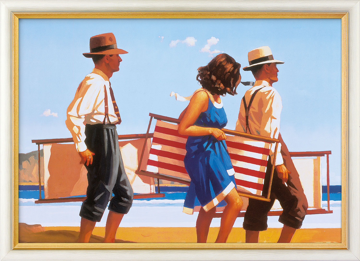 Jack Vettriano: Bild 'Süße Jugendzeit II', gerahmt