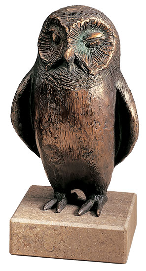 Kurt Arentz: Skulptur 'Stille Wächterin der Mondnacht', Bronze