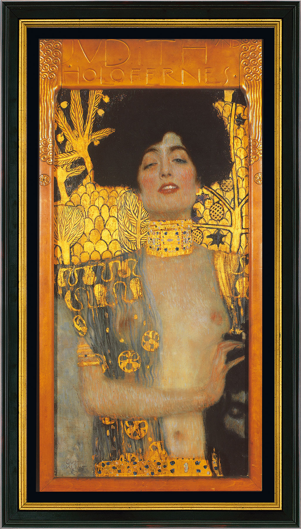 Gustav Klimt: Bild 'Judith I' (1901), gerahmt