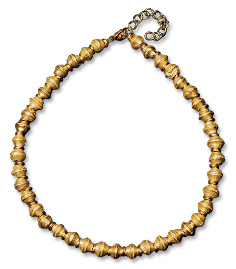 Petra Waszak: Collier 'Argonautengold', Schmuck