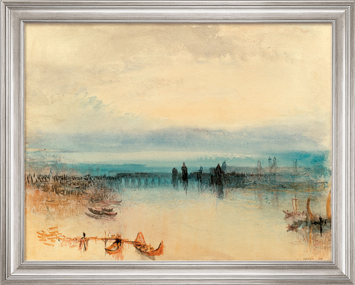 William Turner: Bild 'Konstanz' (1842), gerahmt