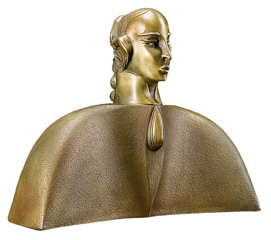 Paul Wunderlich: Skulptur 'Mozart', Bronze