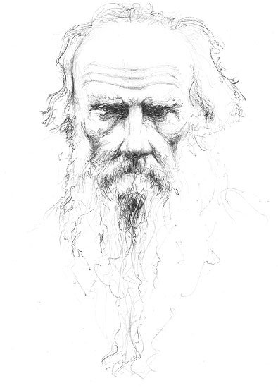 Andreas Noßmann: Bild 'Lew Nikolajewitsch Tolstoi' (2010), ungerahmt