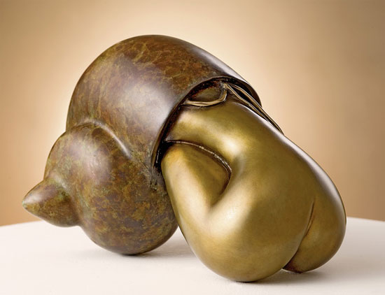 Bruno Bruni: Skulptur 'Solitudine', Bronze