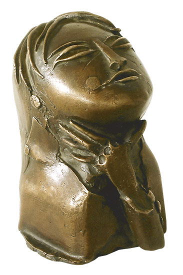Paul Wunderlich: Skulptur 'Asiatin', Bronze