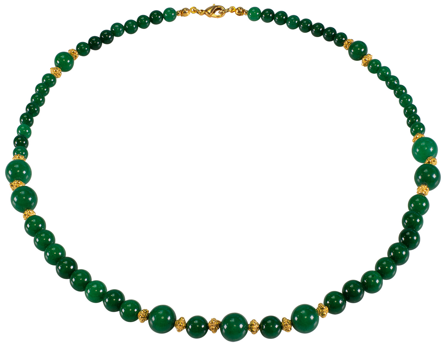 Jadeperlen-Collier, Schmuck