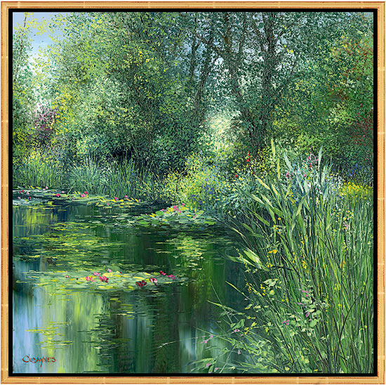 Jean-Claude Cubaynes: Bild 'L'étang à Giverny', gerahmt