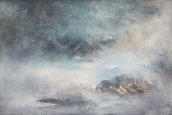 Susann Ohlendorf: Bild 'Blue shades of dawn' (2010), auf Keilrahmen