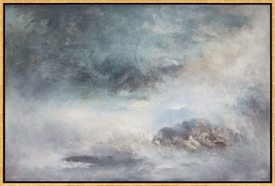 Susann Ohlendorf: Bild 'Blue shades of dawn' (2010), gerahmt