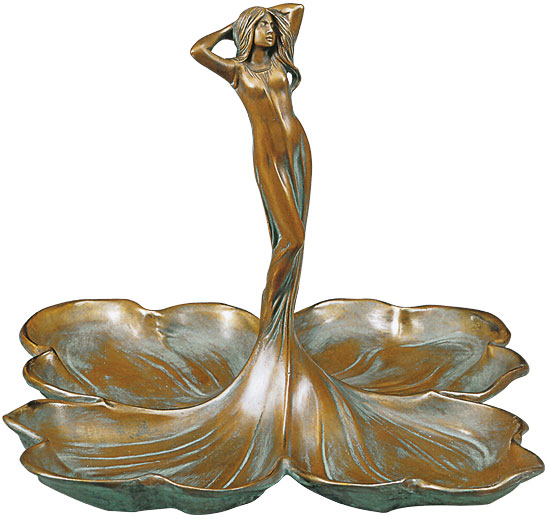 Giovanna Venturi: Skulptur 'Donna con Petali', Bronze