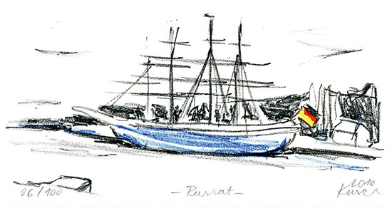 Karsten Kusch: Bild 'Passat im Hafen' (2010), ungerahmt