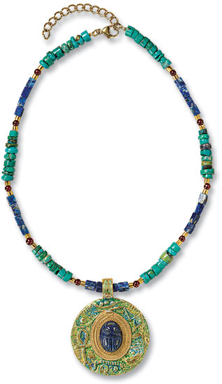 Petra Waszak: Collier 'Scarabeo', Schmuck